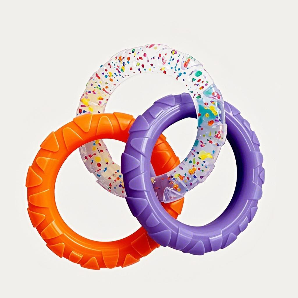 

Dog Tug Toy for Puppies - Chew Resistant Plush Pull Toy for Teething, Teeth Cleaning & Interactive Play Supplies