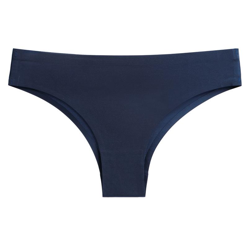 Women's Thong Ice Silk Seamless Underpant Women's Underwear Pure Desire Sexy Girl T Pants Women Briefs Sexy Panties