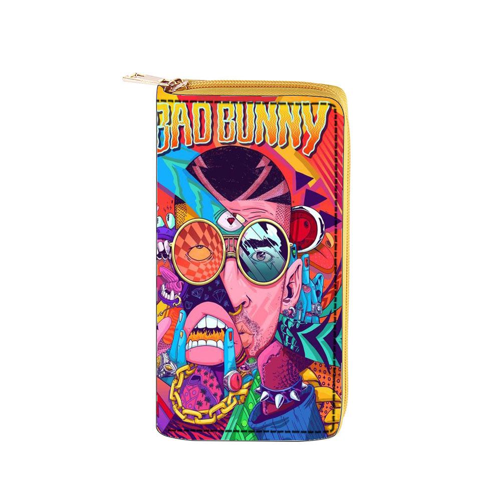 

Cartoon rabbit long zipper wallet, clutch wallet