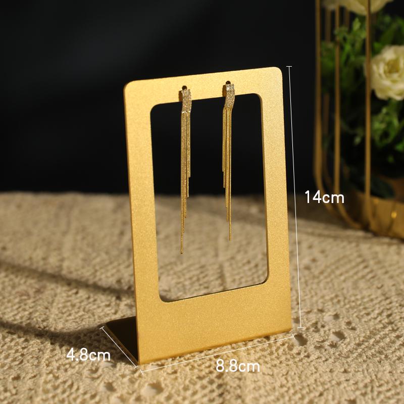 Retro Picture Frame Shape Jewelry Display Stand Earrings Necklace Organizer Rack Jewelry Counter Showcase Props