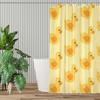 Cute Yellow Duck Shower Curtain – Playful Duckies Pattern, Kids Bathroom Decor, 70X70In, Includes Hooks