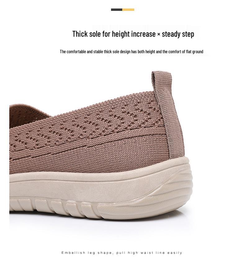 Women's Summer Breathable Slip-On Closed-Toe Casual Shoes