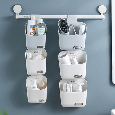 Wall-Mounted Multi-Layer Hanging Basket for Bathroom and Kitchen Storage