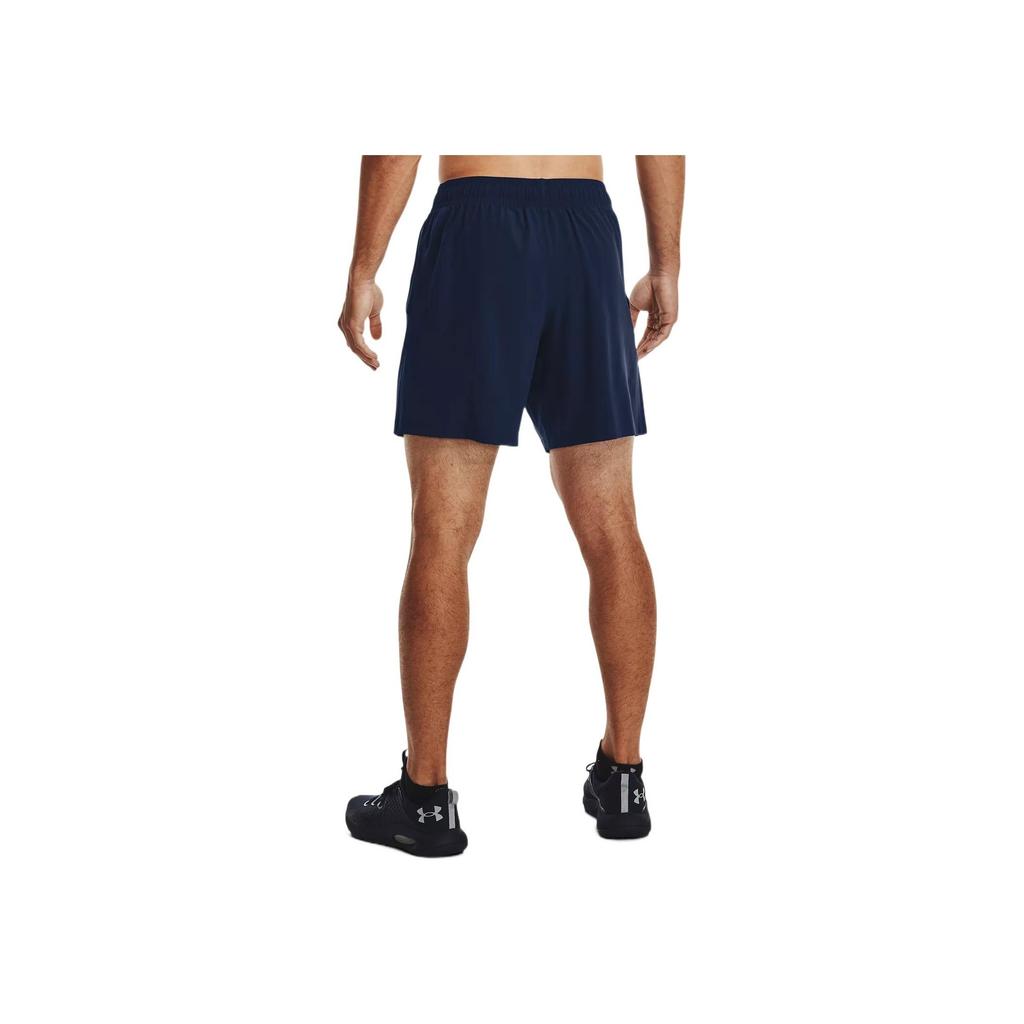 Under Armour Woven Series Logo Micro Badge Woven Training Shorts Men Shorts Academy-Blue 1365212-408