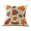K1AE Fall Harvest Embroidered Cushion Cover Pillowcase With And Pumpkin Decorative