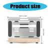 Adjustable Laptop Stand Drawing Tablet Holder for Desk Laptop Bracket with Scratches Resistant Pad Heat Dissipation