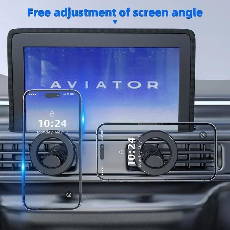 360° Rotatable Magnetic Car Mobile Phone Holder Air Vent Universal Magnet GPS Stand For iPhone Samsung Xiaomi Smartphone Bracket