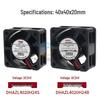 DELIXI DC24V 40x40MM Silent Cooling Axial Fan for Amplifiers and Frequency Converters