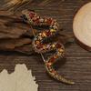 Animal Snake Brooch Pin With Electroplated Alloy Decorative Accessory For Men Women