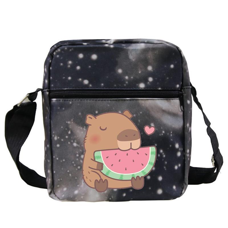 Fashion Versatile Children'S Portable Shoulder Bag Printed Trend Multifunctional Oblique Span Bag