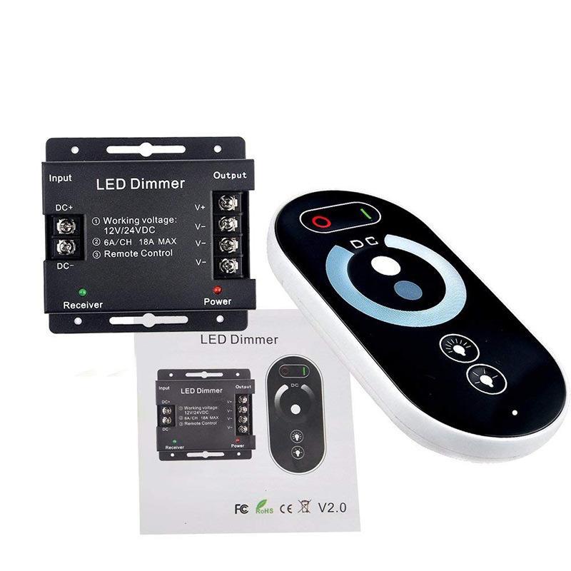 1 Set 6-Key Touch Monochrome Dimmer Led Strip Touch Controller Controller Dimmer Monochrome Touch Strip Dimmer