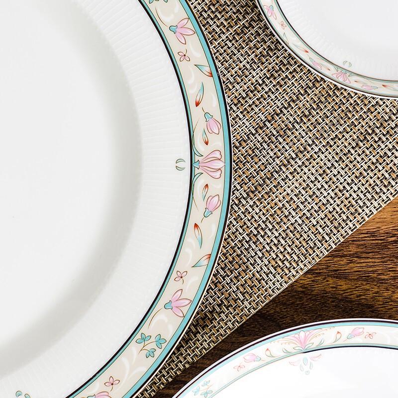 Tang Hui 30-Piece Chinese Bone China Dinnerware Set