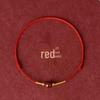 Pure Gold 999 Zodiac Red String Bracelet with Luck Beads for Baby's Full Moon or New Year