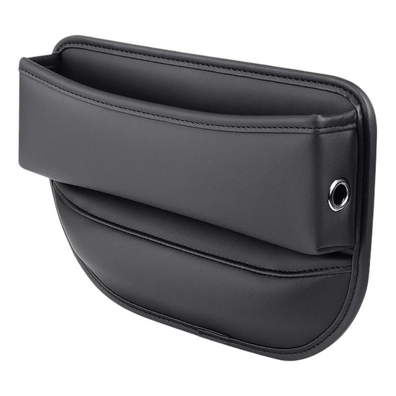 PU Leather Car Seat Crevice Storage Box Car Seat Side Pocket Auto Console Slit Gap Filler Organizers Storage Holder Car Interior