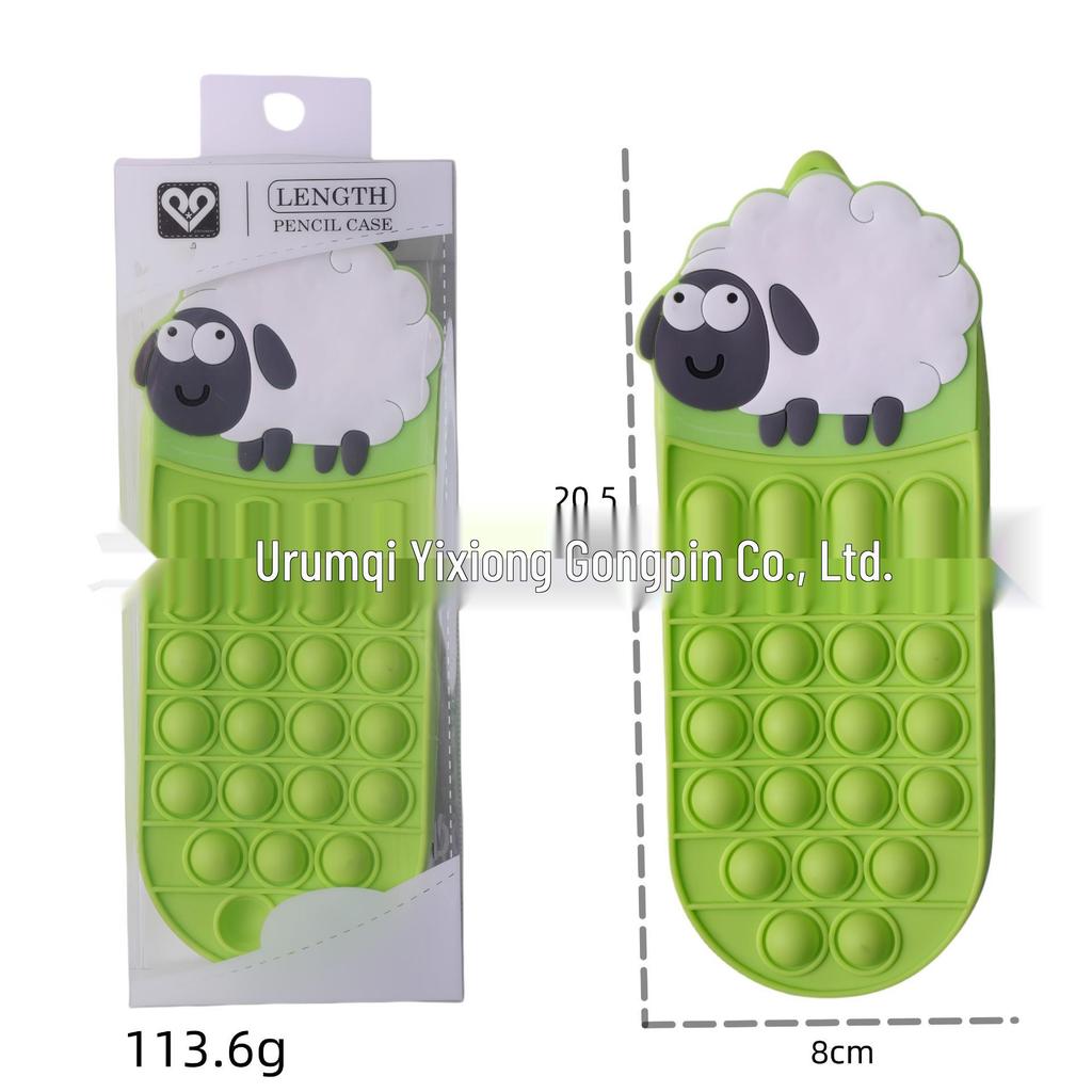Creative Large Capacity Waterproof Silicone Pencil Case and Stationery Organizer