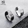 Elegant Tungsten Steel Ring for Men Shining Exquisite Black and White Jewelry Personalized Minimalist Party Decorations