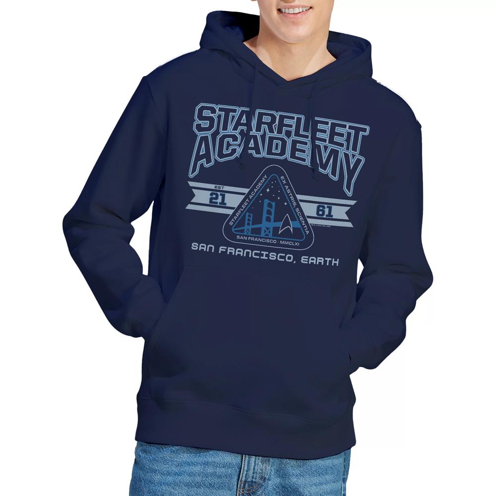 Star Trek Mens Starfleet Academy Earth Hoodie