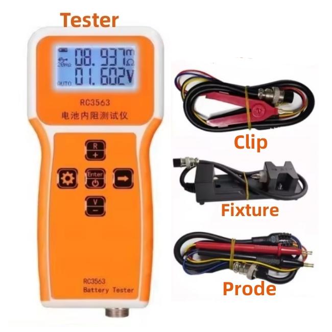 RC3563 Battery Voltage Internal Resistance Tester High-precision Trithium Lithium Iron Phosphate 18650 Battery Tester Ohmmeter