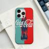 C-CocaS-Mode Étui de téléphone Cola Pour IPhone 17 16 15 14 13 12 11 ProMax Plus Housse Ondulée antichoc