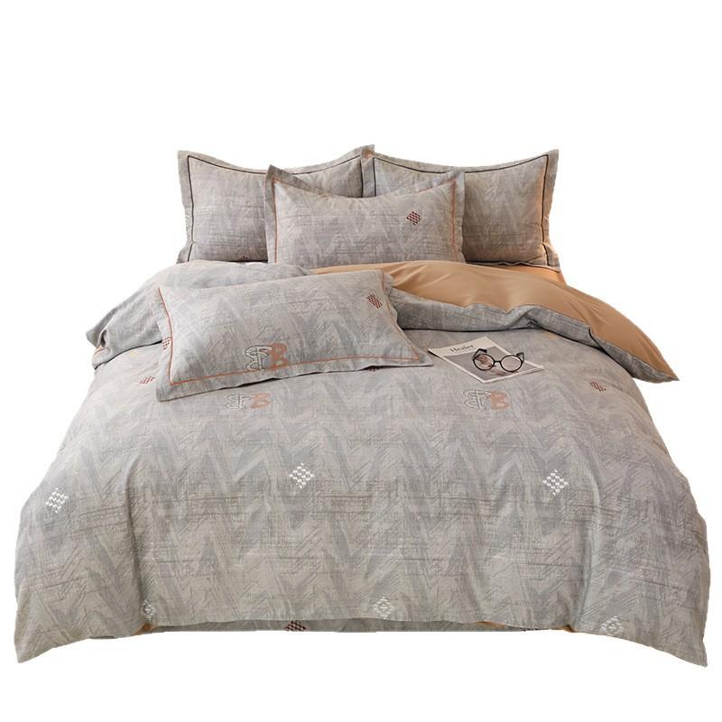 Fresh Style Cotton Bedding Set - 1.2m 1.5m 1.8m 2.0m Soft Breathable Bed Linens