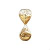 Hourglass with Glitter Sparkling Decorative Elegant Tabletop Embellishment for Home