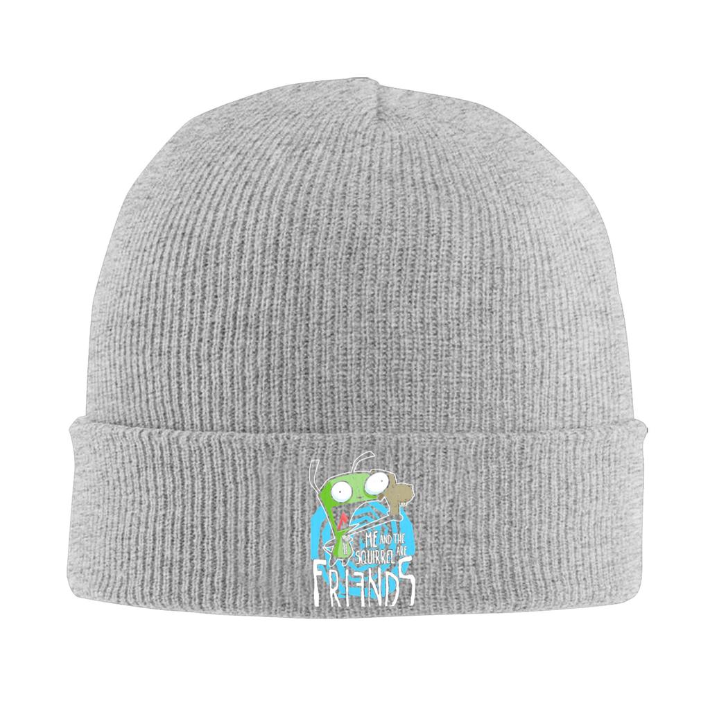 Invaders Zims Beanie Hats  Bonnet Hats Men Women Unisex Casual Outdoor Knitting Hat Autumn Winter Graphic Warm Caps