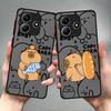 Funda Back Phone Cover Case for Xiaomi Redmi Note 14 11 A4 14C 13C 10 12 13 Pro Plus 9S Cute Capybara