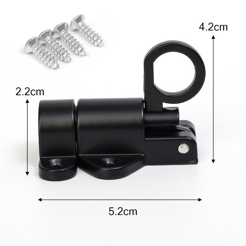 Multi-purpose Spring Door Window Bolt Lock Automatic&Self-closing Security Durable Bounce Mechanism with Safety Pull Ring Latch
