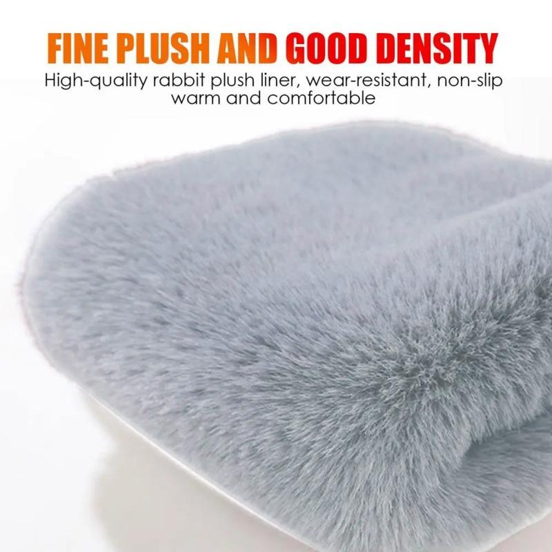 Winter Plush Knee Pad Thermal Knee Braces For Seniors Women Men Elastic Knee Pads Leg Sleeves For Skiing Cycling Camping Running