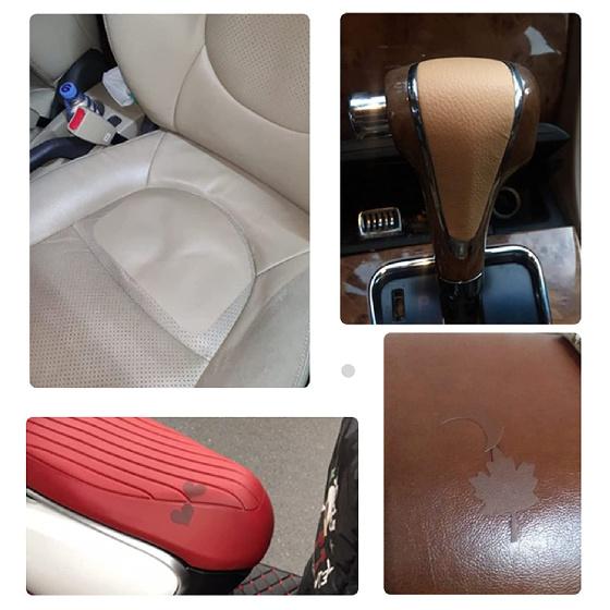 Leather Repair Patch Tape, Leather Adhesive Self-Adhesive, First Aid Patch Fix Tear Kit for Furniture Sofas Vinyl Car Seats Couch Chairs Shoes Down