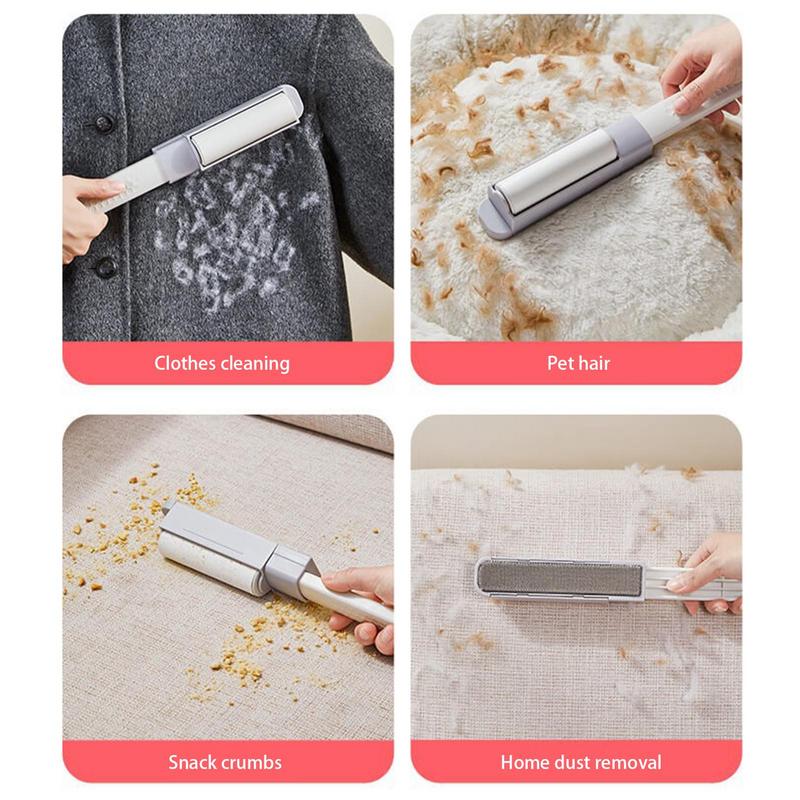 Double-Sided Pet Hair Remover Brush Manual Lint Brush Carpet Furniture Sofa Clothes For Dogs Cats Scrapers Cleaning Tools