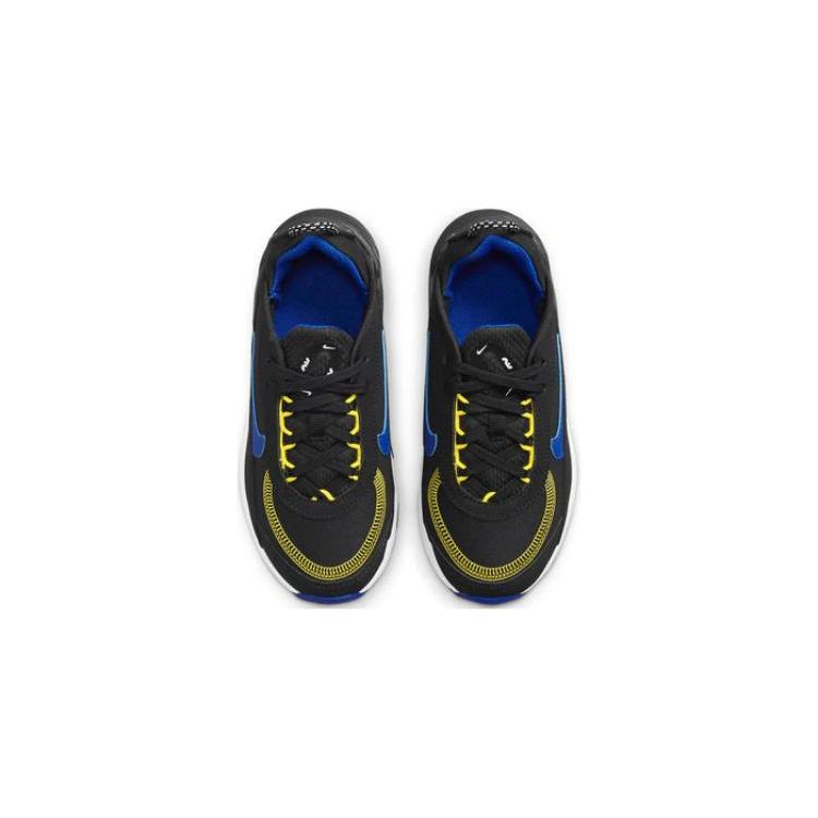 Nike Air Max 2090 Low-Top Kinder Lifestyle Schuhe Schwarz Gelb Blau Kinder im Alter von 3 7 Jahren DH9740-005