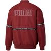 Puma Puffer Jackets Men's Red Stand Collar Moderate Baseball Puffer Jacket 578980-18
