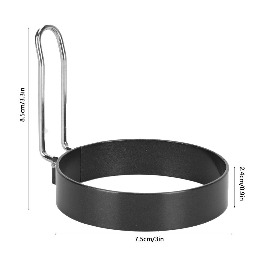 Nonstick Coating Egg Ring Mold Foldable Pancake Shaper Durable Omelette Mold  Breakfast Preparation
