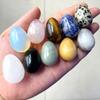 Natural Crystal Stone Ornament Aura Healing Stone Fish Tank Garden Decoration DIY Wood Plate Gravel Chips Chakra Home Decor Gift