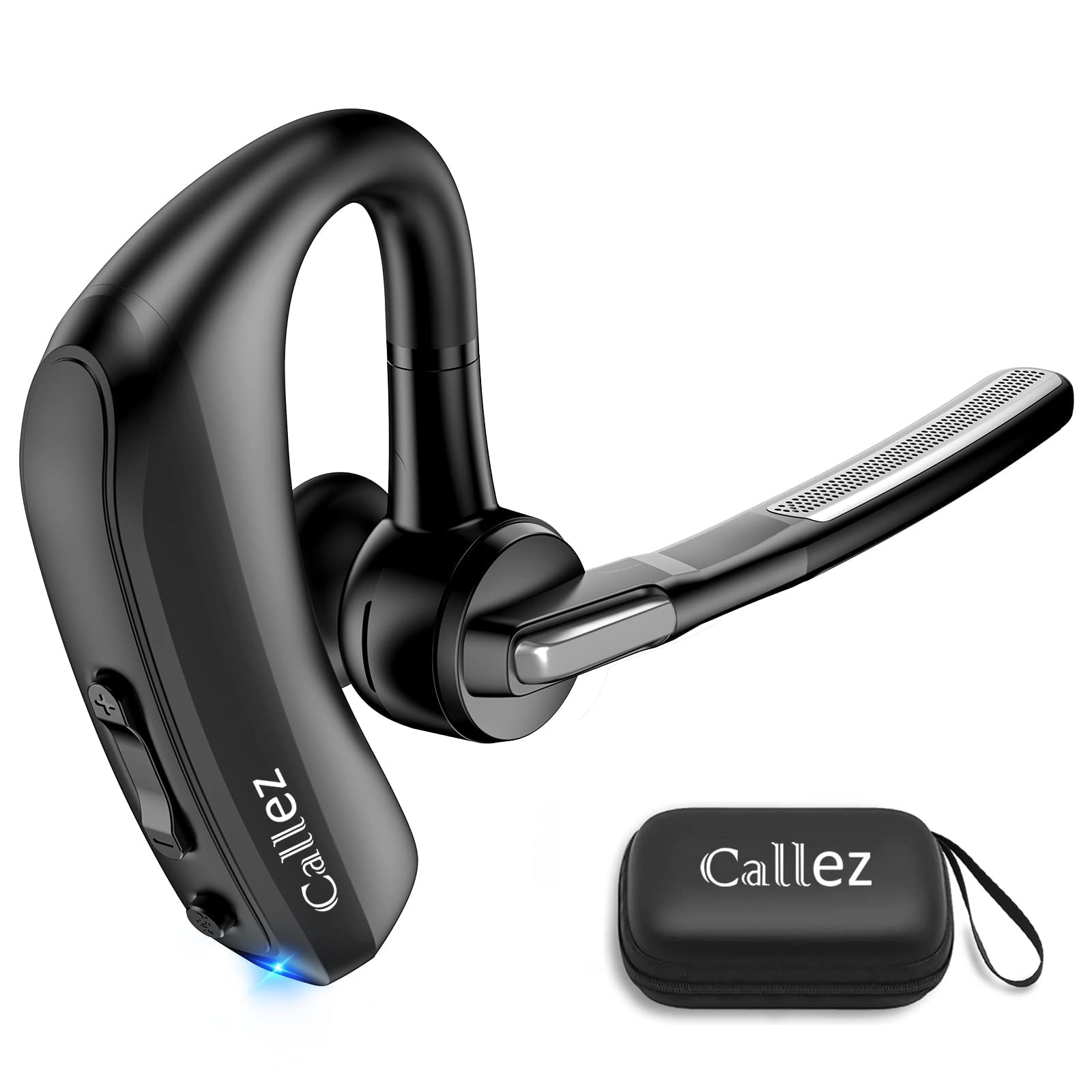 

Bluetooth Headset, Bluetooth Earphones, Ultra-Long Standby Time, Single Ear Wireless Headset with Mic, aptX HD Support, Dual Microphone (ENC)