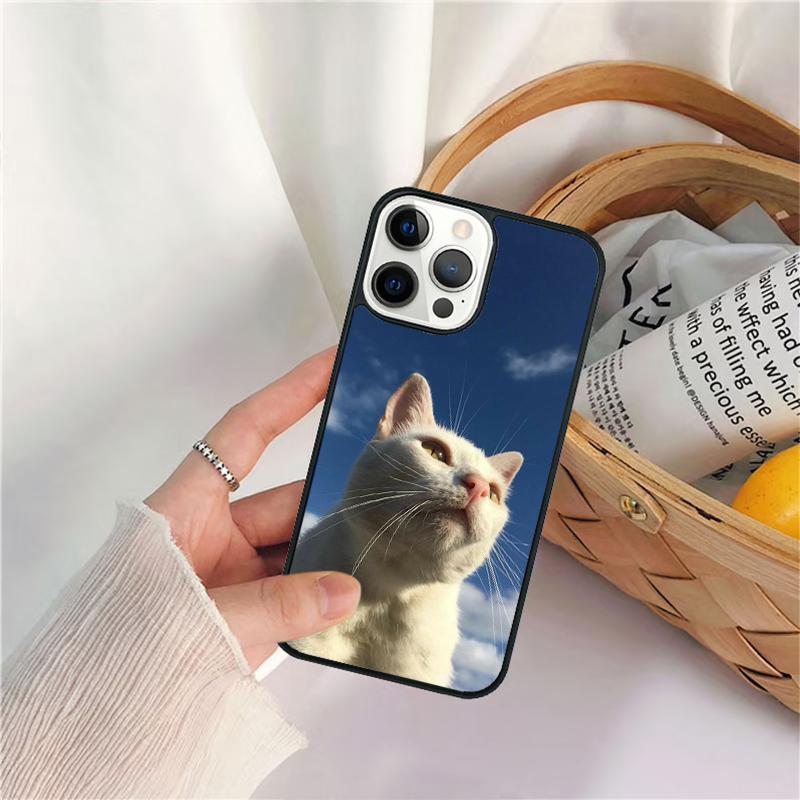 Lovely Pet Cute Animal Cat Phone Case For iPhone 17 Air 16 15 14 11 12 13 Pro  MAX Plus Coque Cover Shell