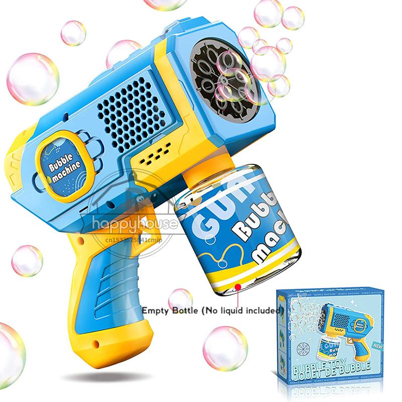 Astronaut Automa Bubble Machine for Children Bubble Gun Rocket Launcher Bubble Blower For Kids Soap Bubble Maker Summer Toys