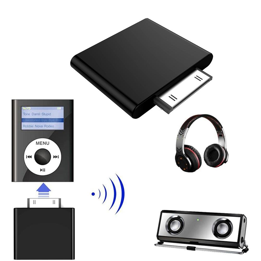 30pin Audio Transmitter Wireless Bluetooth-compatible Transmitter Professional Bluetooth-compatible Receiver Adapter for Ipod