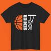 Senior Basketball 2025 Shirt, Basketball Mom, Basketball Game Day, Basketball Ma Unisex T-Shirt