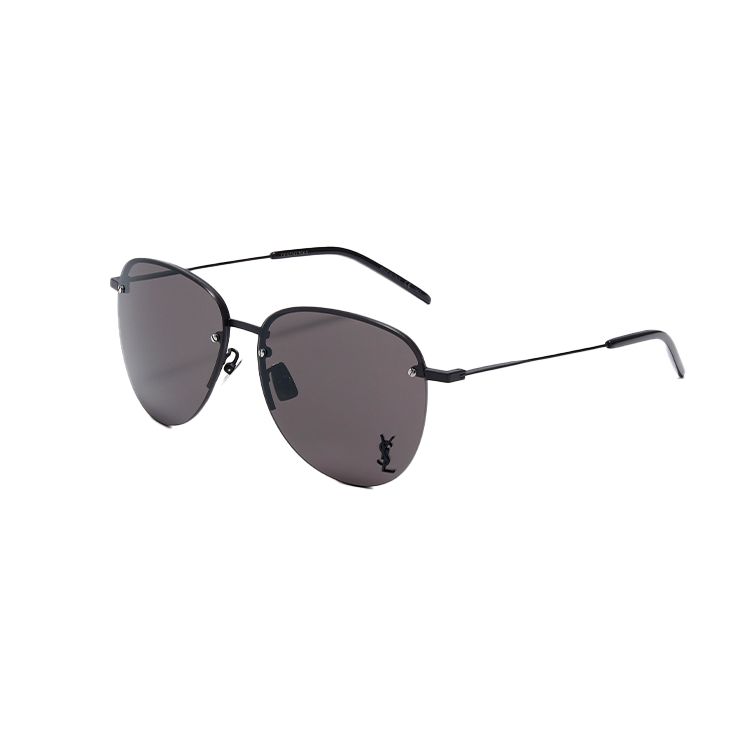 

Saint Laurent Pilot Sunglasses Unisex sunglasses SL328/K-M-001 Basic Packaging-Eyeglass Case,F,Black