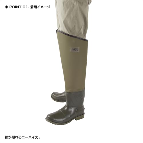 PROX PX346L Freistehende kniehohe Watstiefel (Filz), Große Angelwathosen