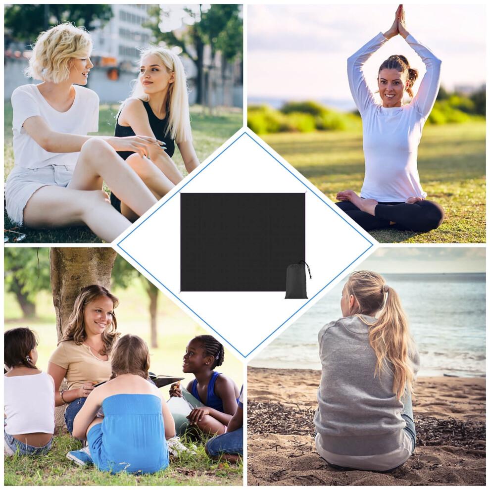 Waterproof Picnic Blanket, Sandproof Beach Mat, Large Outdoor Camping Carpet for Family Travel Beach Garden Use