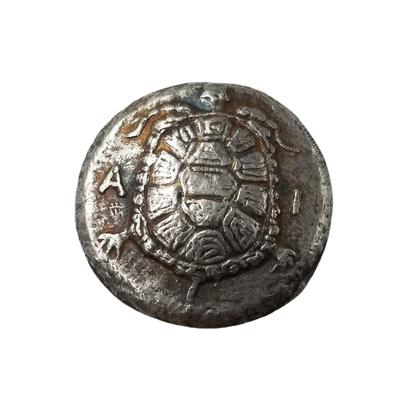 Monete Antiche Greche Copia Moneta Placcata Argento Moneta Commemorativa Straniera Antica MIT