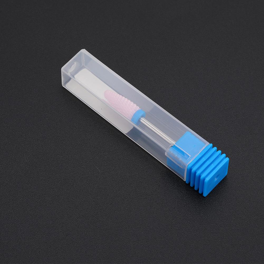 5 Types Ceramic Cylinder Shape Grinding Head Nail Drill Bit for Nail  Polishing Manicure Tools
