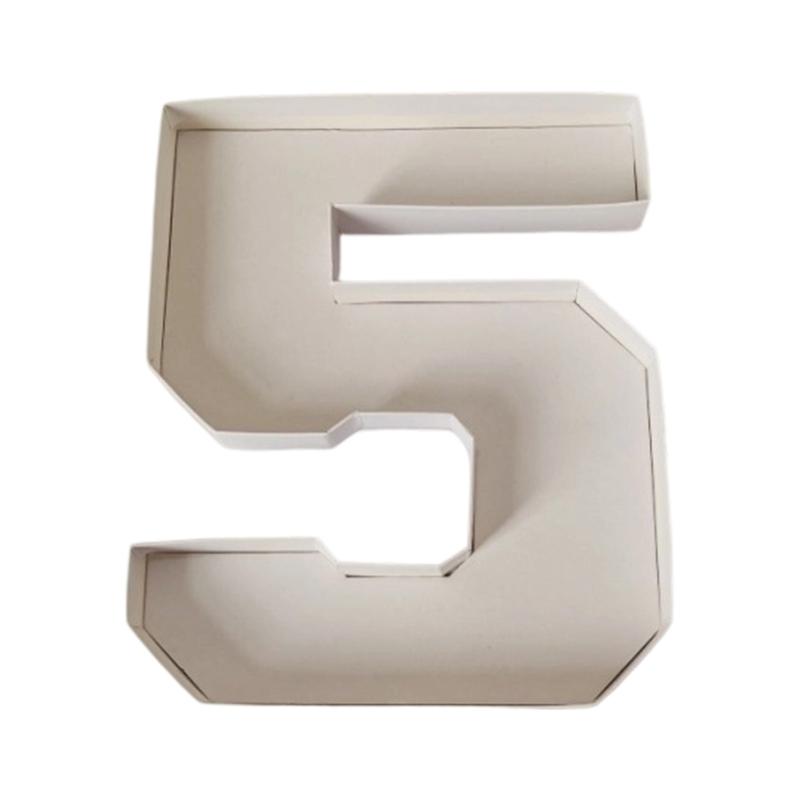 Lightweighted Snack Organize Box With Letter Shape Multipurpose Food Container Party Favor Box