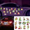 Christmas Magnetic Sticker Decoration Magnetic Reflective Decoration Car Sticker Mailbox Refrigerator Sticker