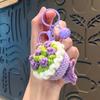 Handmade Crochet Rose Keychain Ornament - Valentine's Day Gift
