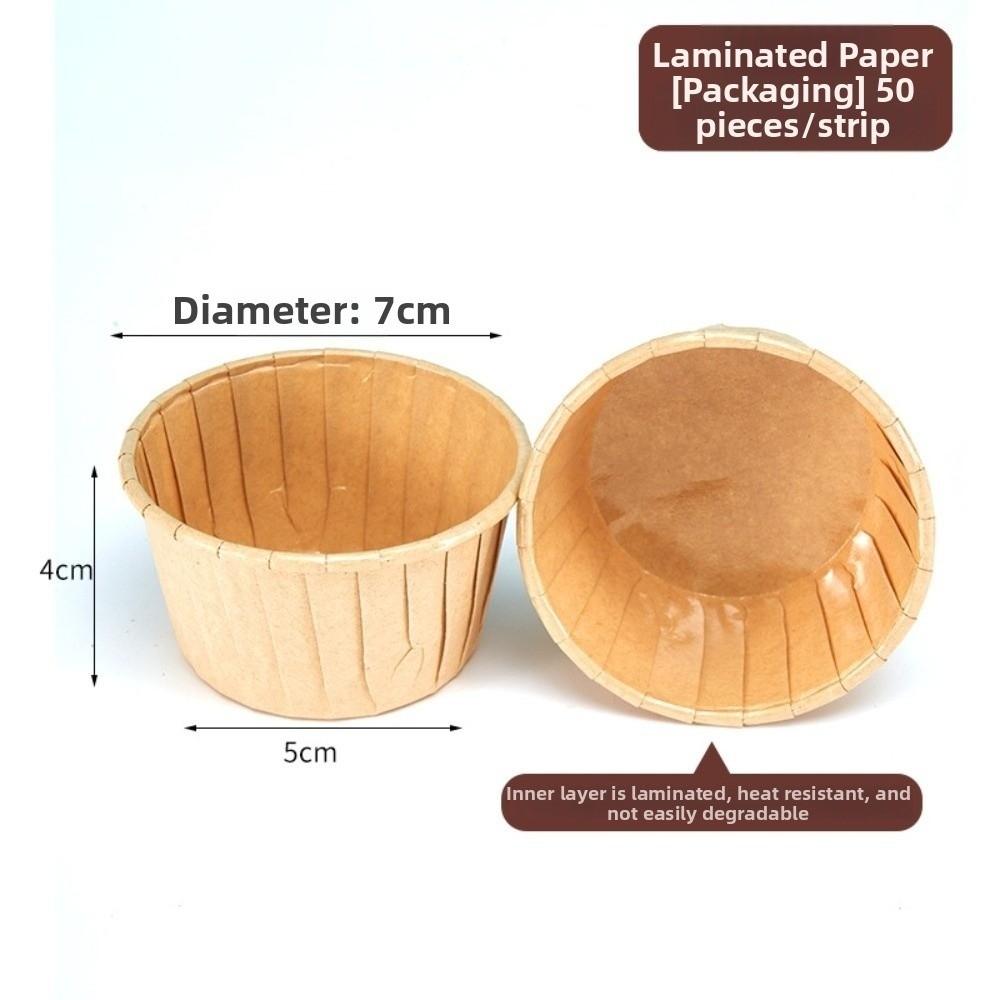

50pcs Eco-Friendly Disposable Muffin Cupcake Liners Baking Mold Pastry Tools Baking Cup Tray Case Cake Paper Cups Holiday Baking