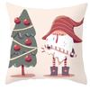 New Christmas Dwarf Pillow Cover Christmas Cute Dwarf Peach Skin Cushion Cover